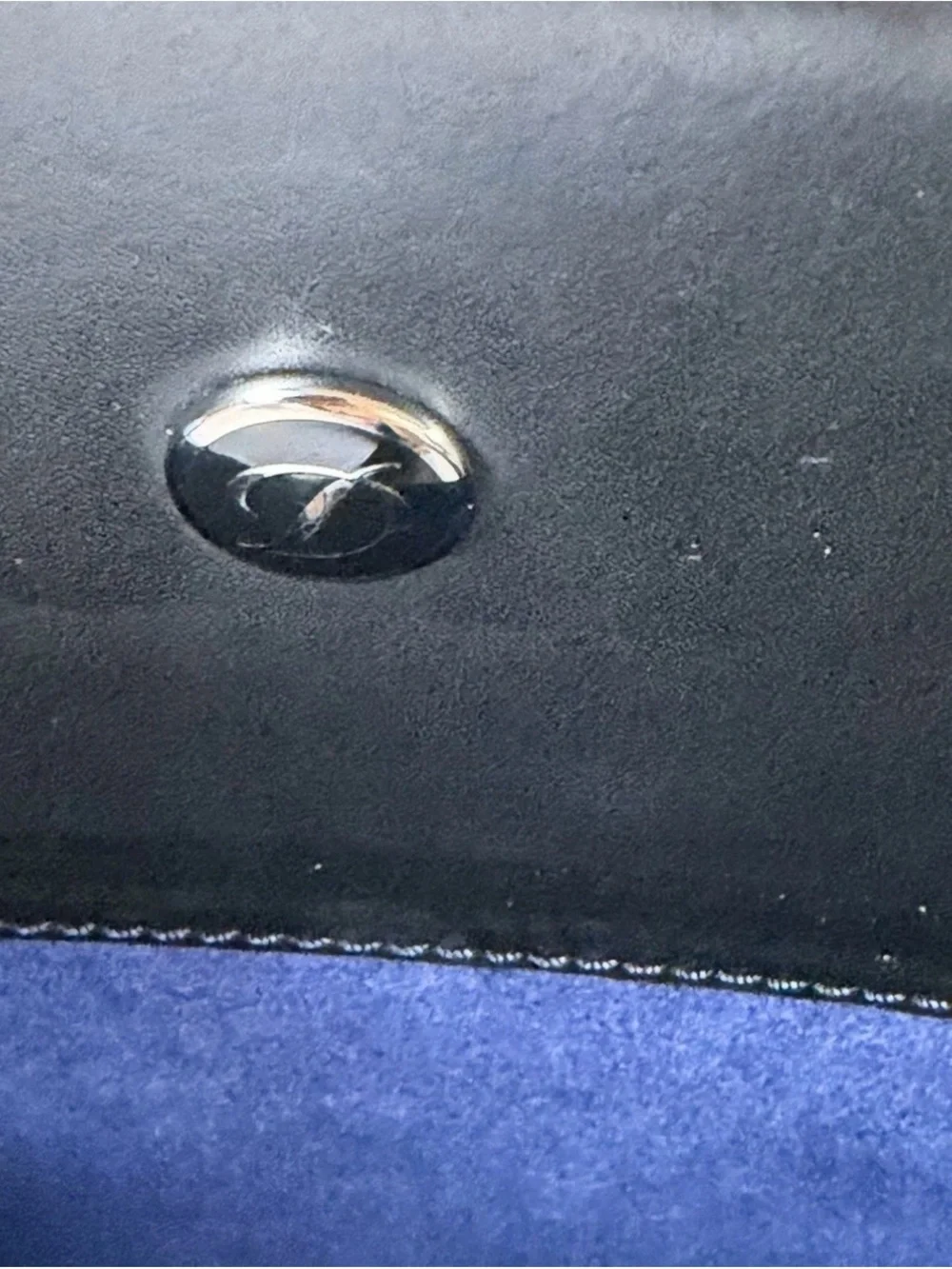 Vintage S. T. Dupont Full Zippered 100% Leather Document Holder Case Black